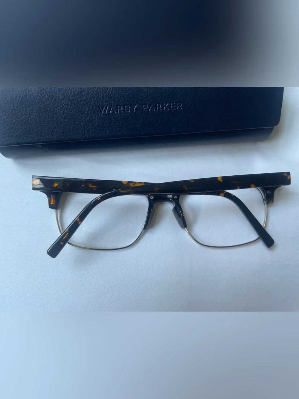 Warby Parker Ames 3201 Eyeglasses Frame Womens Brown Tortoise Full Rim 54-18-145